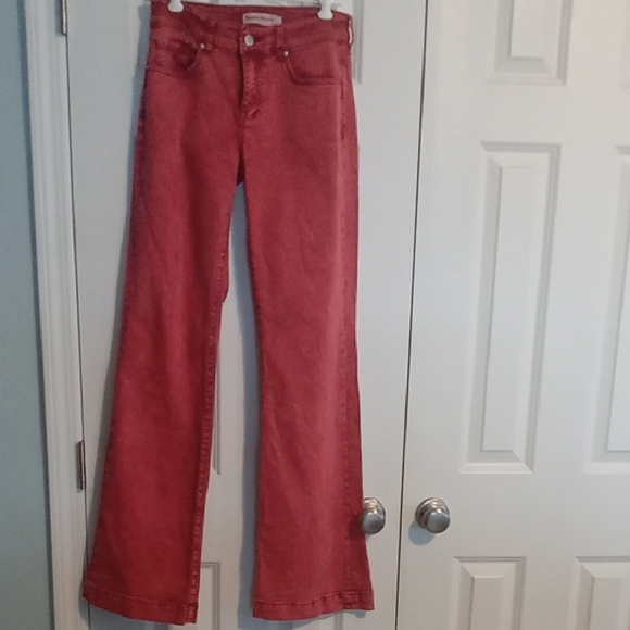 Ranch Dress’N Denim - Ranch Dress'n Chic Women's Red Flare Jeans